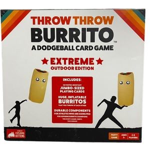 Throw Throw Burrito: Extreme Outdoor Edition - A Dodgeball Card Game NEW